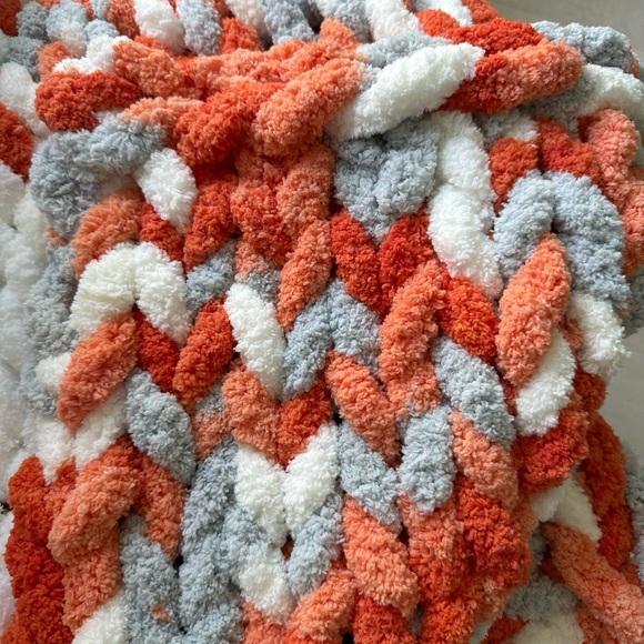 Chunky Coastal Blanket Throw - Picture 2 of 4